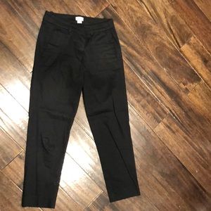 Black skinny cigarette pants JCREW size 0💃🏻